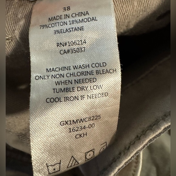 Joes Pants Men’s 38 Beige The Brixton Straight Narrow Trouser Stretch Preppy - Picture 10 of 12